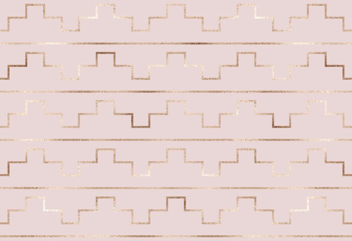 Fototapete Grafisches Ornament mit glänzender Imitation