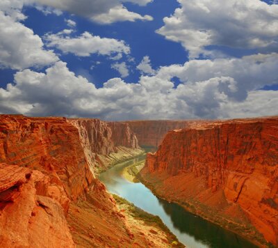 Grand Canyon und blauer Himmel