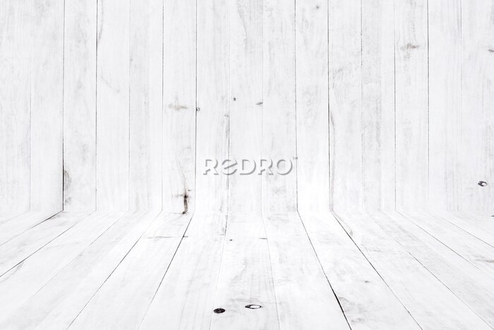 Fototapete Graue und weiße Holzstruktur