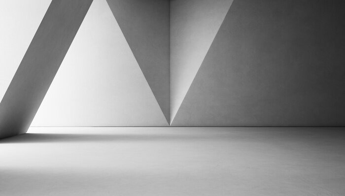 Fototapete Graue Vielecke