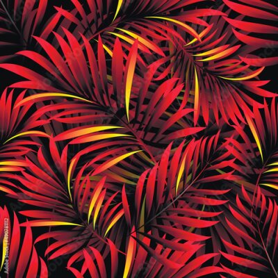 Fototapete Große Palmblätter