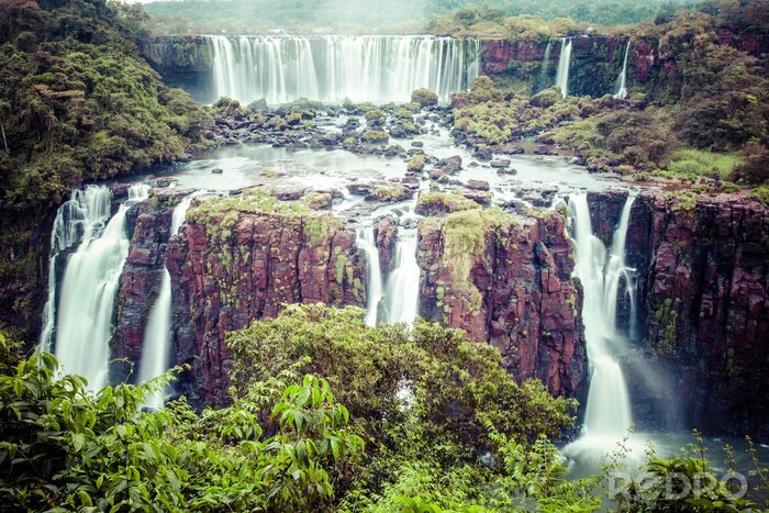 Fototapete Großer brasilianischer Wasserfall