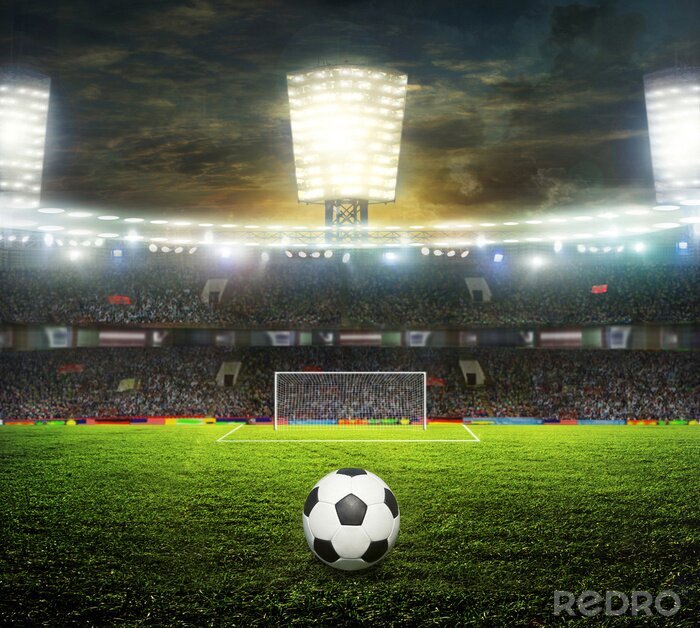 Fototapete Großes Fußballstadion