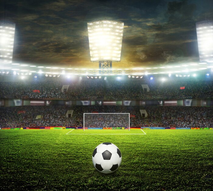 Fototapete Großes Fußballstadion