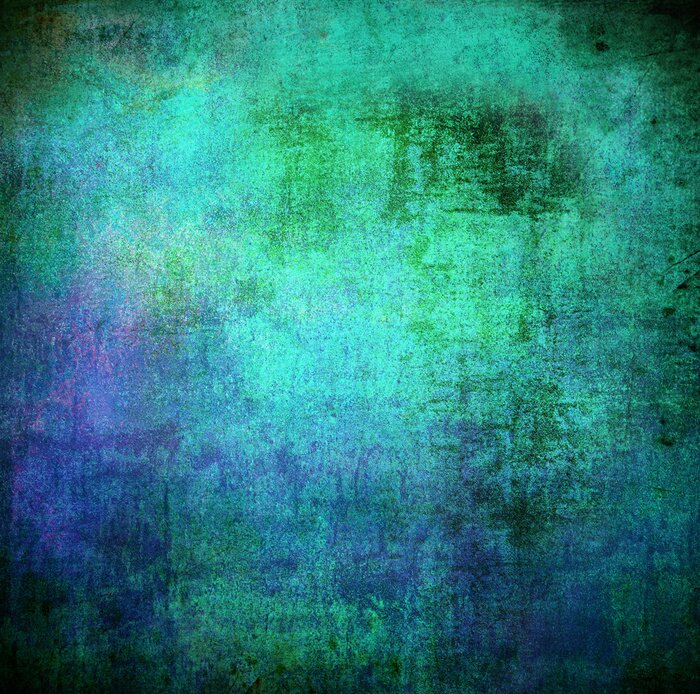 Fototapete Grün-blaue Metallstruktur