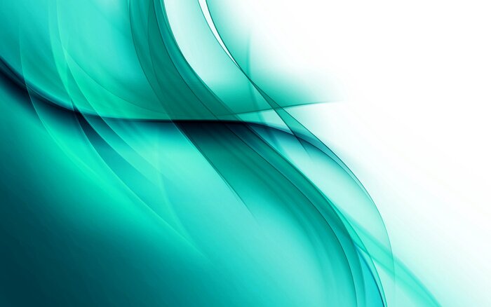 Fototapete Grüne Abstrakte Wellen