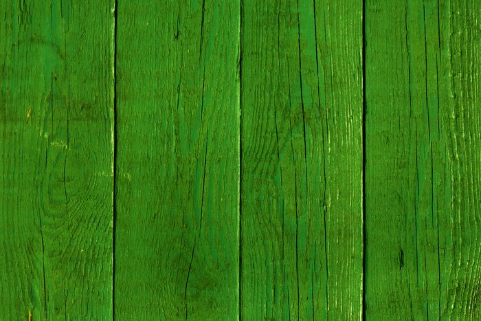 Fototapete Grüne Holzplanken Hintergrund