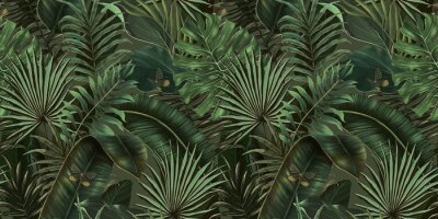 Fototapete Grüne Palmblätter