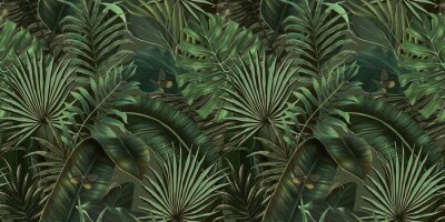 Fototapete Grüne Palmblätter