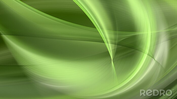 Fototapete Grüne Spirale