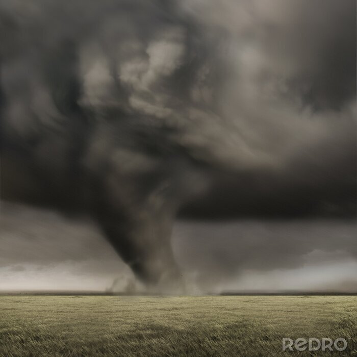 Fototapete Harmlose Natur und Tornado