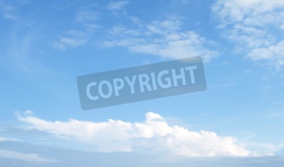 Fototapete Haufenwolken am Himmel