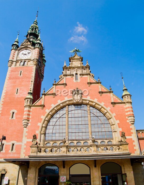 Fototapete Hauptbahnhof, Gdansk