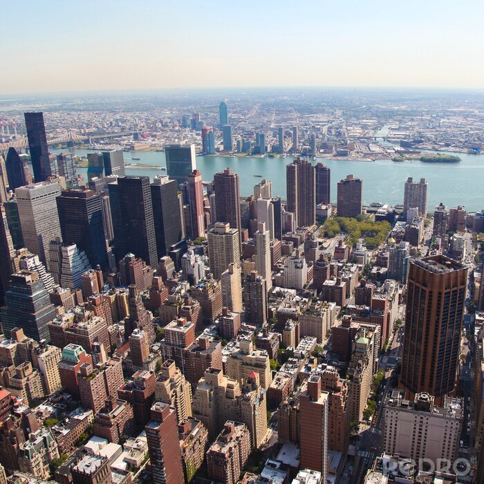 Fototapete Heiterer Tag in New York City
