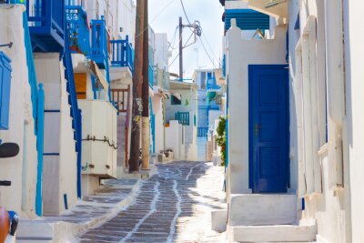 Fototapete Helle Häuser in Griechenland