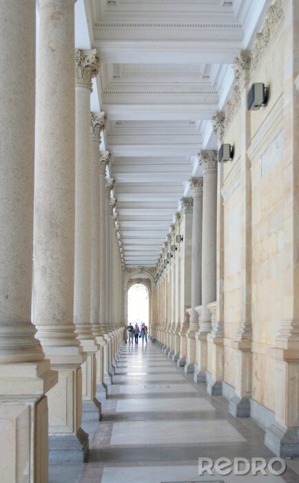 Fototapete Helle Säulen im klassichen Stil
