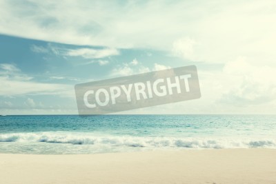 Fototapete Heller Blick auf den Strand