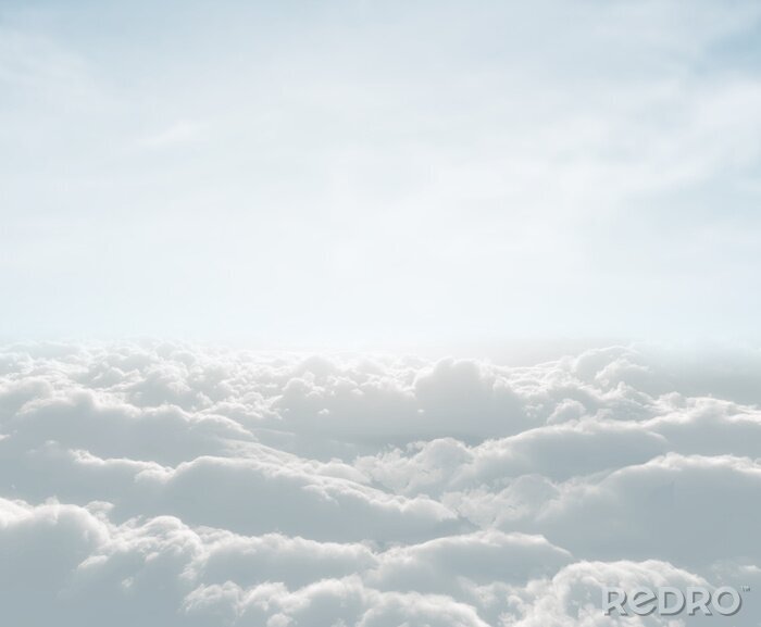 Fototapete Heller Himmel und Wolken