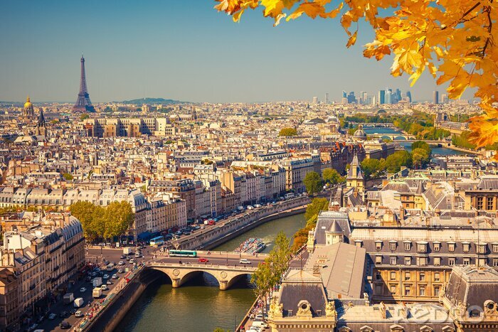 Fototapete Herbst in Paris