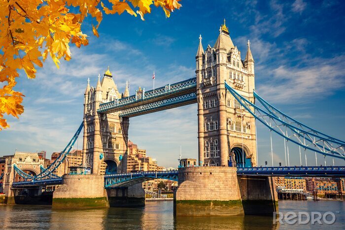 Fototapete Herbstliche Ansicht von London