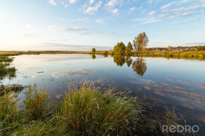 Fototapete Herbstlicher Fluss
