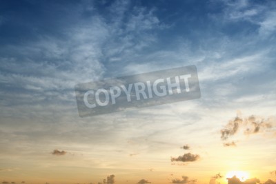 Fototapete Himmel bei Sonnenaufgang