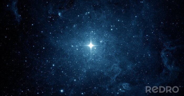 Fototapete Himmel blinkende Sterne