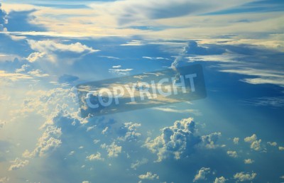 Fototapete Himmel helle Wolken