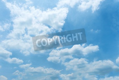 Fototapete Himmel mit weißen Wolken