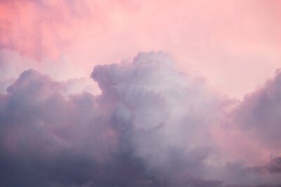 Fototapete Himmel mit Wolken abends