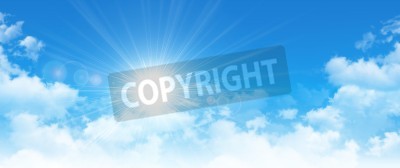 Fototapete Himmel Sonne Wolken