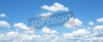 Fototapete Himmel und weiße Wolken