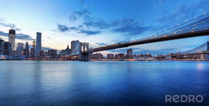Fototapete Himmelhohe Brooklyn Bridge