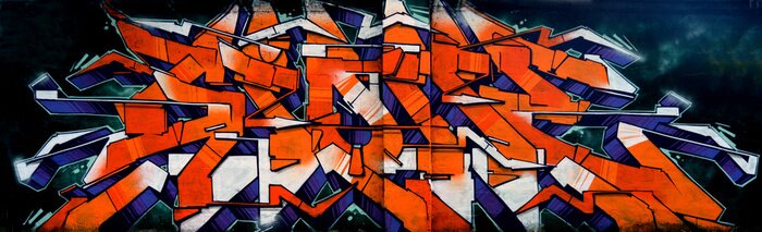 Fototapete Hip-Hop-Aufschrift