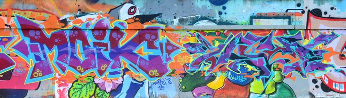Fototapete Hip-Hop Graffiti