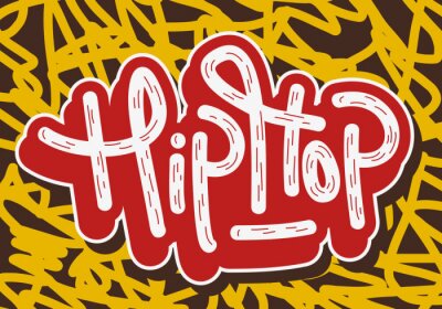 Hip-Hop-Graffiti rot