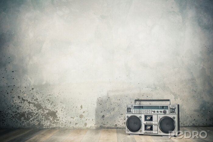 Fototapete Hip-Hop und die Boombox