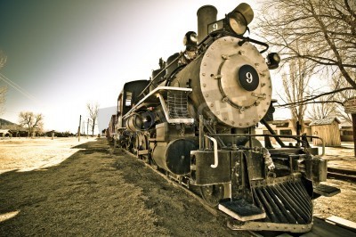 Fototapete Historischer  Zug Lokomotive