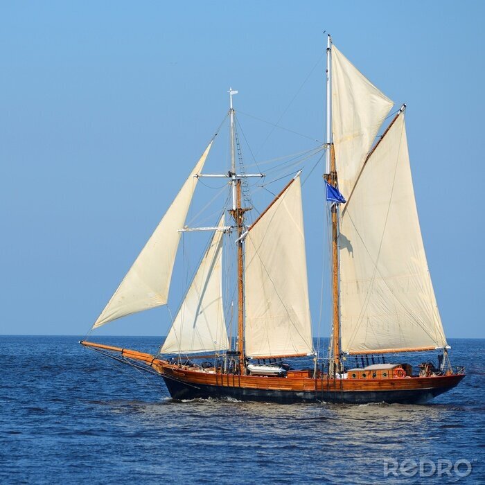 Fototapete Historisches Segelboot