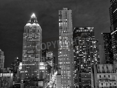 Fototapete Hohe Wolkenkratzer in den USA