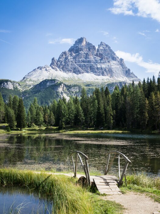 Fototapete Hoher Berggipfel