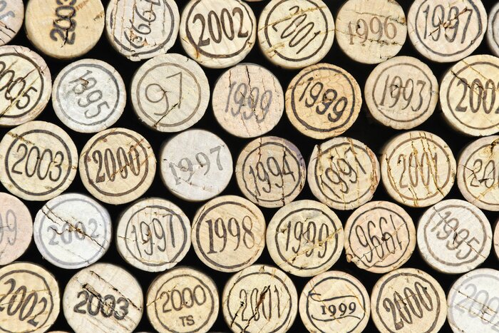 Fototapete Holzkorken