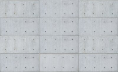 Fototapete Horizontale graue Betonplatten