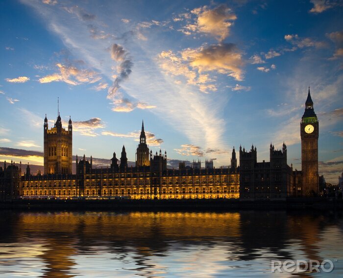 Fototapete House of Parliament in London, United Kingdom
