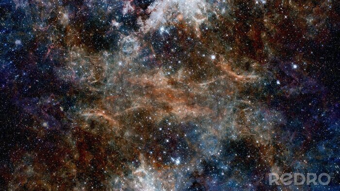 Fototapete Hubble views galaxy and nebula. Elements of this image furnished by NASA