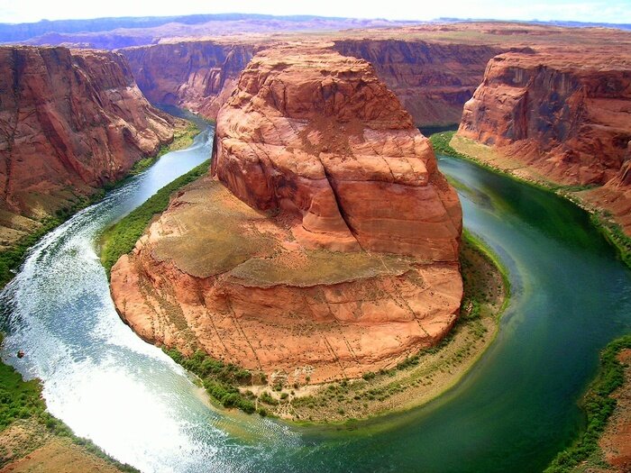 Fototapete Hufeisenförmiger Fluss