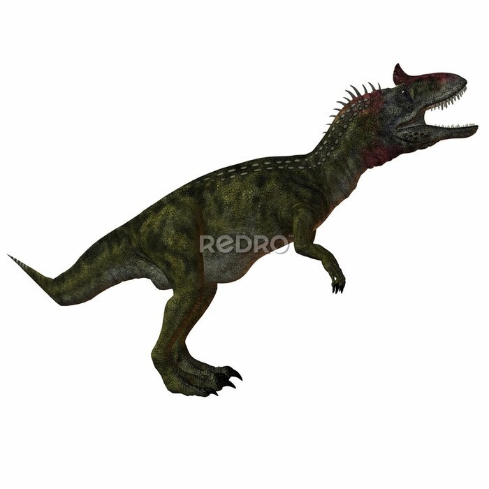 Fototapete Illustration eines Dinosaurier - Cryolophosaurus