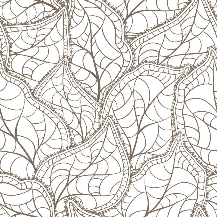 Fototapete Illustration mit Naturmotiv