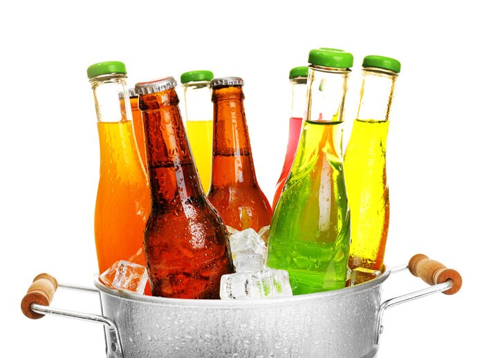 Fototapete Im Eimer gekühlte Getränke