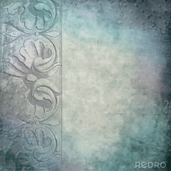 Fototapete Imitation der alten Verzierung